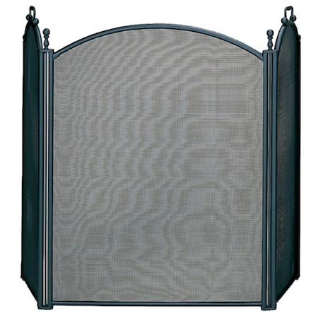 Uniflame 3 Fold Large Diameter Black Screen w - Woven Mesh S-3652